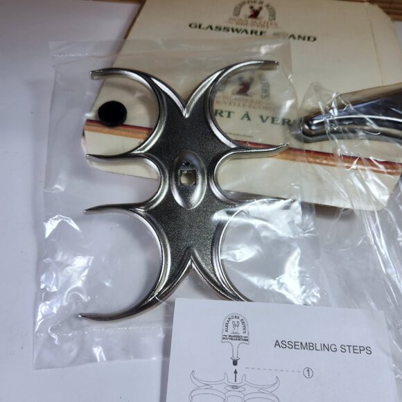 Alexander Keith's Beer Glasses and Stand Set 4 Glasses India Pale Ale - Picture 12 of 16